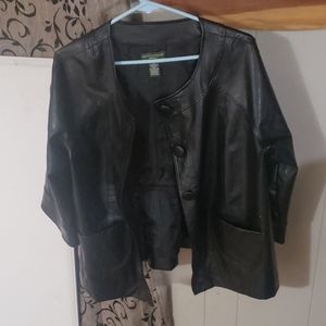 Mountain lake  pleather jacket